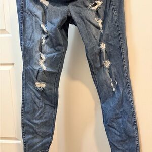 Torrid Blue Skinny Jeans Classic Denim Style